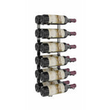 W Series 2 Foot Tall Rack in Gunmetal Storing 12 Bottles