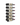 W Series 2 Foot Tall Rack in Brush Nickel Storing 12 Bottles