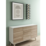 W Series 3 Foot Tall Rack in Matte Black 9 Bottles in a room