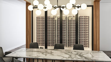 Evolution Wine Wall Mounted Metal Wine Rack