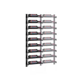 Evolution 45 in. High 1 Column Wine Wall Extension in Matte Black Storing 9 Bottles