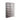 Evolution 45 in. High 1 Column Wine Wall Extension in Matte Black and Golden Bronze Storing 18 Bottles