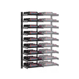 Evolution 45 in. High 1 Column Wine Wall Extension in Matte Black Storing 27 Bottles