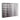 Evolution 45 in. High 2 Column Wine Wall Extension in Matte Black and Chrome Storing 54 Bottles