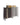 Evolution Shelf Island Display Extension in Matte Black and Golden Bronze Storing 162 Bottles