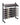 Evolution 72 Bottle Single-Sided Presentation Display Rack in Matte Black and Chrome Storing 72 Bottles