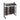 Evolution Single-Sided Presentation Island Display in Matte Black Storing 54 Bottles