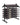 Evolution 108 Bottle Presentation Island Display Rack in Matte Black and Chrome
