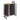 Evolution 126 Bottle Shelf Island Display Rack in Matte Black