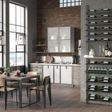 Lifestyle Image of La Vieille Garde's Frontenac Webkit #10 in Natural Wood- Metal Wine Rack 