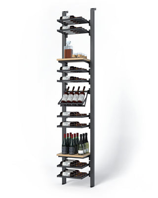 La Vieille Garde's Frontenac Webkit #11 14"- Metal Wine Rack in Natural Wood