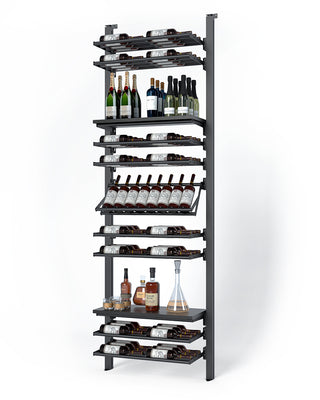 La Vieille Garde's Frontenac Webkit #11 27"- Metal Wine Rack in Black