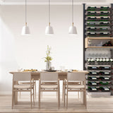 Lifestyle Image of La Vieille Garde's Frontenac Webkit #12 in Natural Wood- Metal Wine Rack 