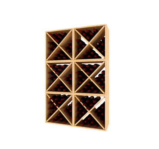 6 Stacked Wine Cubes- 144 Bottle