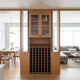 wine rack base cabinet custom insert