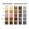 Wood Samples- Choose Up to 4 Free