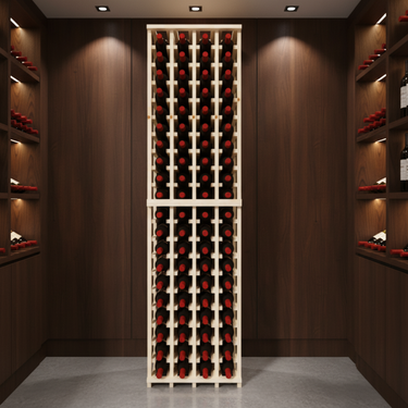 Wine Racking Kit Customizable Bottle Storage for Wine Cellar, Retail, Commercial Display