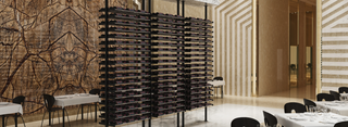 Lifestyle Image of VintageView's Evolution Metal Wine Racks