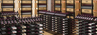 Lifestyle Image of VintageView's Retail Metal Wine Racks