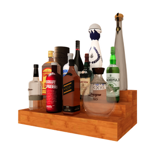 24" 3-Tier Liquor Bottle Display Shelf