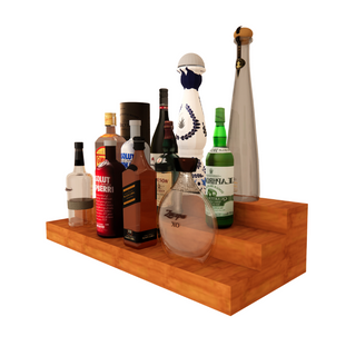 30" 3-Tier Liquor Bottle Display Shelf