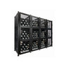 Case & Crate Freestanding Metal Wine Rack Locker- 192 Bottle Capacity