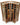 corner wooden wine rack
