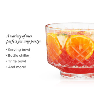 Admiral Crystal Punch Bowl