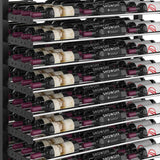 Evolution Retail Wine Racks in Matte Black and Chrome