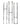 W Series 12 Foot Wine Rack Frame in Chrome Luxe