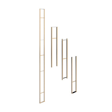 W Series 12 Foot Wine Rack Frame in Golden Bronze