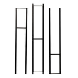 W Series 12 Foot Wine Rack Frame in Matte Black