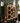 Wine rack with bottles in a modern living room setting