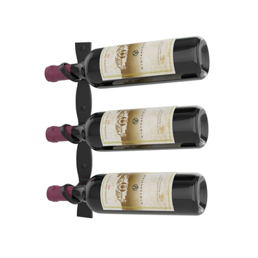 Helix Single 15 Minimalist Wall Mounted Metal Wine Rack