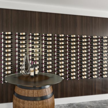 Right Helix Single 60's in Cool Gray on a wall