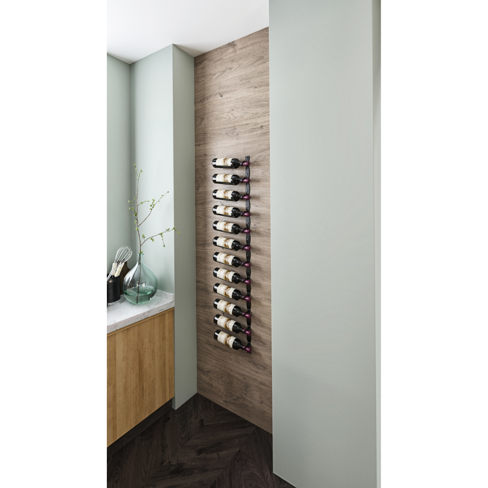 Helix Single 60 – Stylish 12-Bottle Wall Wine Rack | VintageView – Wine ...