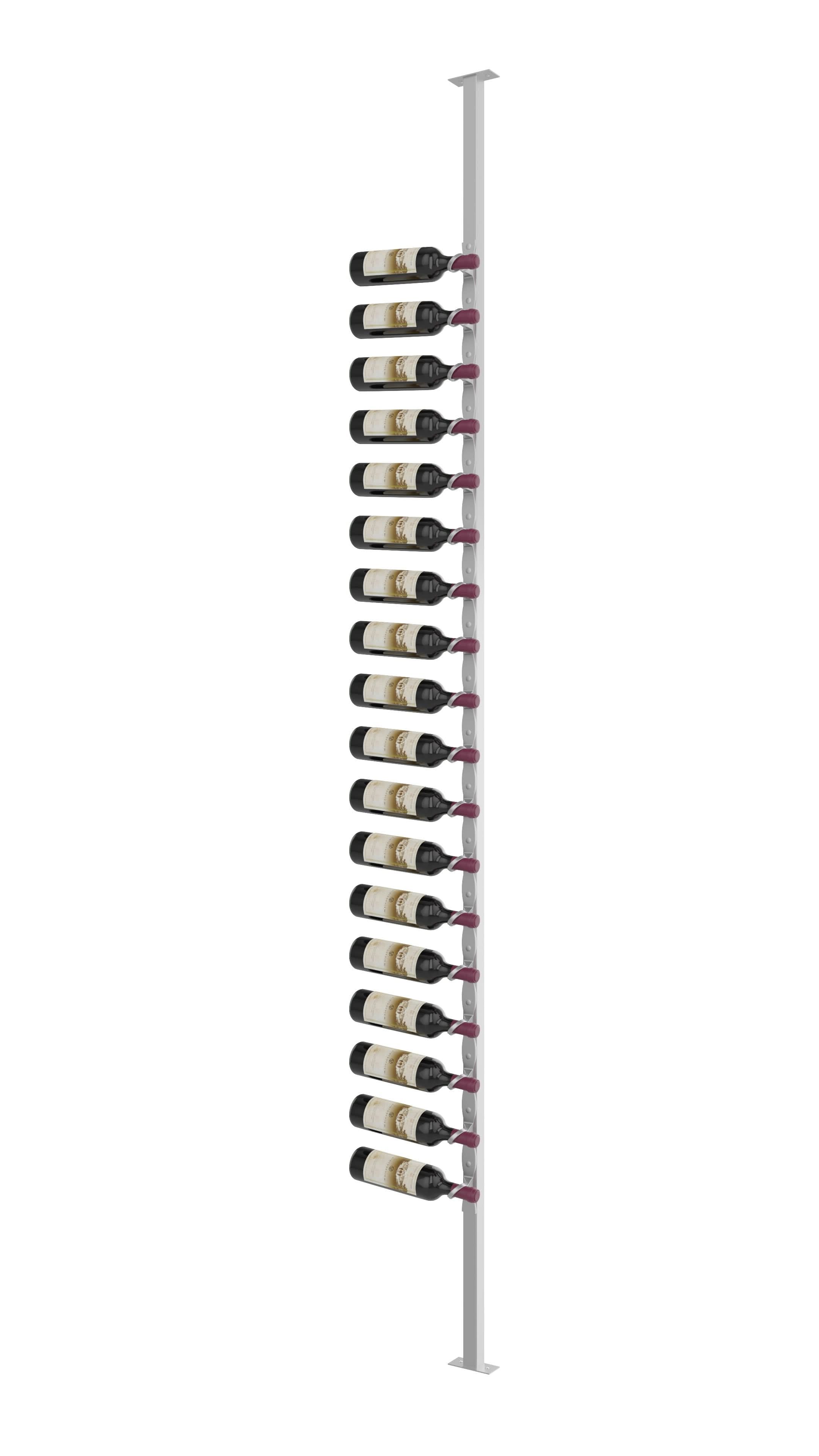 Wine Rack Post Helix Single Sided Wine Rack Post Kit 10 | Floor-to-Ceiling Mounted Bo ...