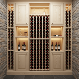 custom wood wine racking