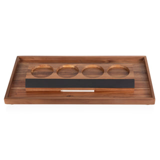 Cava Wine Tasting Kit Wooden Stand