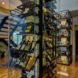 Lifestyle Image of La Vieille Garde's Frontenac Metal Wine Racks