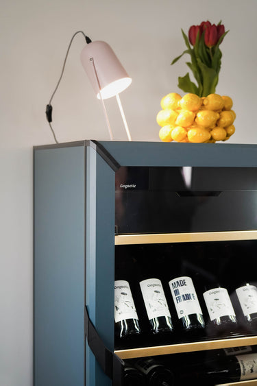 Goguette Large Single Zone Wine Fridge – Slate Blue | 150+ Bottle Capacity