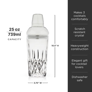 Admiral Crystal Cocktail Shaker