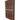 Side view of a 10 column pine wooden wine rack kit storing 200 bottles