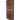 Side view of a 7 column pine wooden wine rack kit storing 140 bottles