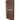 Side view of a 8 column pine wooden wine rack kit storing 160 bottles