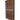 Side view of a 9 column pine wooden wine rack kit storing 180 bottles