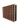 Side view of a 11 column pine wooden wine rack storing 110 bottles