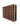 Side view of a 11 column pine wooden wine rack storing 110 bottles