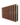 Side view of a 13 column pine wooden wine rack storing 130 bottles