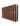 Side view of a 13 column pine wooden wine rack storing 130 bottles